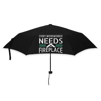 Funny Carpenter Carpenter Funny Tshirts Lumberman - Umbrella (small) - black - Front