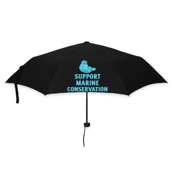 Marine Conservation - Umbrella (small) - black - Front