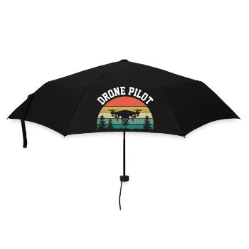 Drone Pilot - Umbrella (small) - black - Front