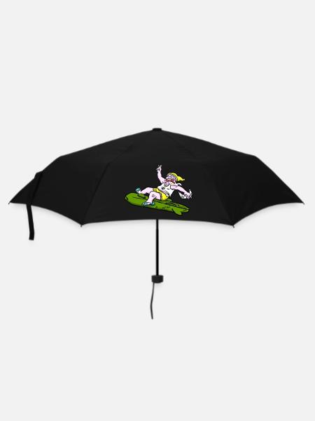 Gros garçon - Parapluie standard - noir
