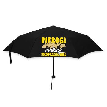 Polish Food Pierogi - Umbrella (small) - black - Front