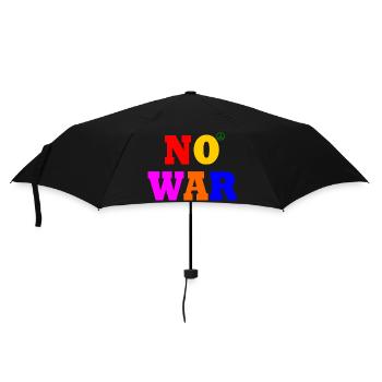 No war - Umbrella (small) - black - Front
