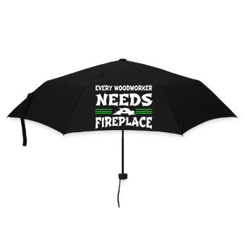 Foresterie arbre abatteur John Carpenter T-shirts - Parapluie standard - noir - Devant