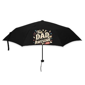 Dieser Papa ist der beste das ist Fact. Cooles - Regenschirm (klein) - Schwarz - Vorne