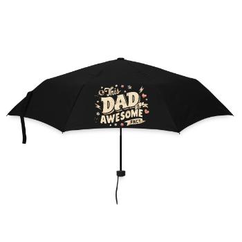 Dieser Papa ist der beste das ist Fact. Cooles - Regenschirm (klein) - Schwarz - Vorne