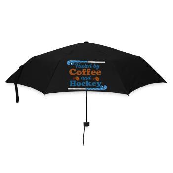 Floorball Hockey Hockey Joueurs de hockey Hockey Café - Parapluie standard - noir - Devant