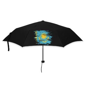 Drapeau du Kazakhstan utilisé - Parapluie standard - noir - Devant