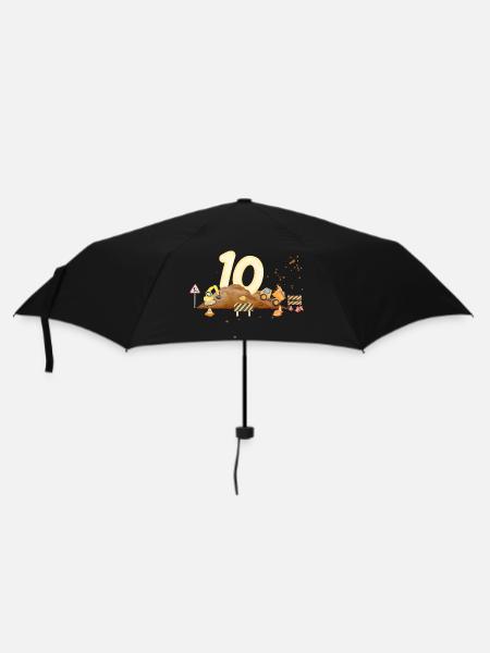 10e anniversaire chantier de construction - Parapluie standard - noir
