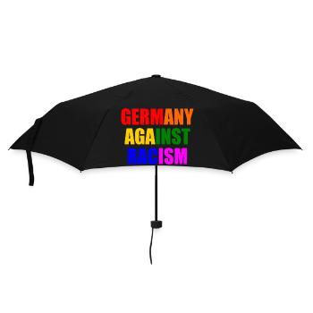 Germany against racism - Umbrella (small) - black - Front