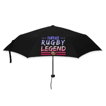 Fantasy Rugby Legend – Cadeau passion rugby - Parapluie standard - noir - Devant