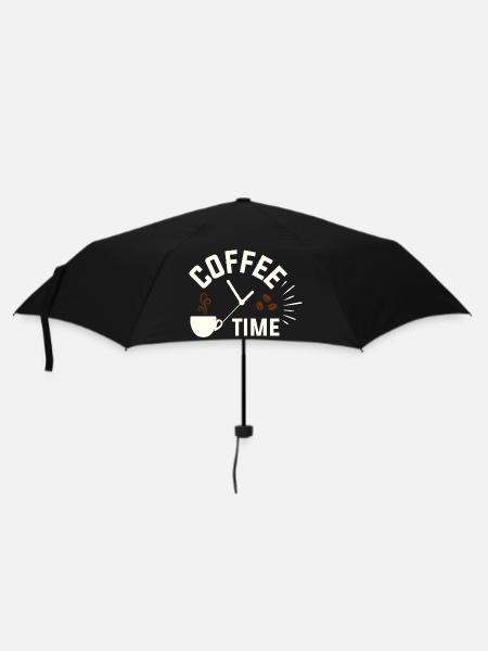 coffee time - Umbrella (small) - black