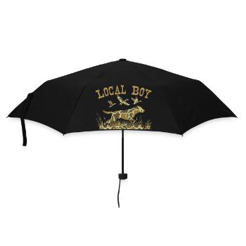 Local Boy Labrador Retriever Outdoor Hunting - Umbrella (small) - black - Front