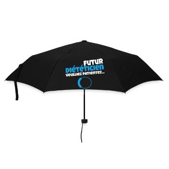 Future dietician – Please wait - Umbrella (small) - black - Front