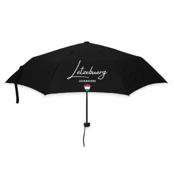 I love Luxembourg, born in Luxembourg - Umbrella (small) - black - Front