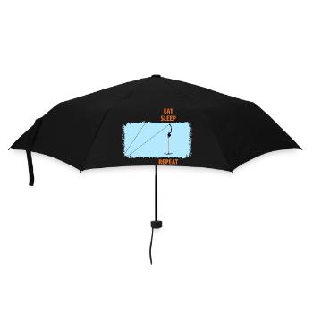 Ankerlift | Eat Sleep Lift Repeat | Skiing - Umbrella (small) - black - Front