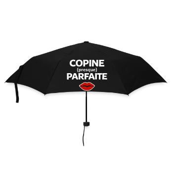 Copine parfaite humour idée cadeau femme - Parapluie standard - noir - Devant