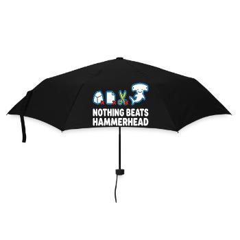 Nothing Beats Hammerhead Hammerhead Shark Motif - Umbrella (small) - black - Front
