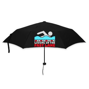 Life In The Fast Lane Float Funny Pool Saying - Umbrella (small) - black - Front