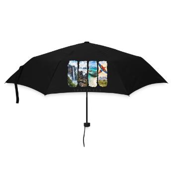 Venezuela Travel – South America Waterfall & Nature - Umbrella (small) - black - Front