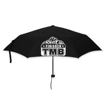 TMB Trek Alps Finisher Hiker Gift - Umbrella (small) - black - Front