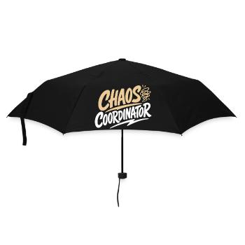 Chaos Coordinator Funny Saying Shirt - Umbrella (small) - black - Front