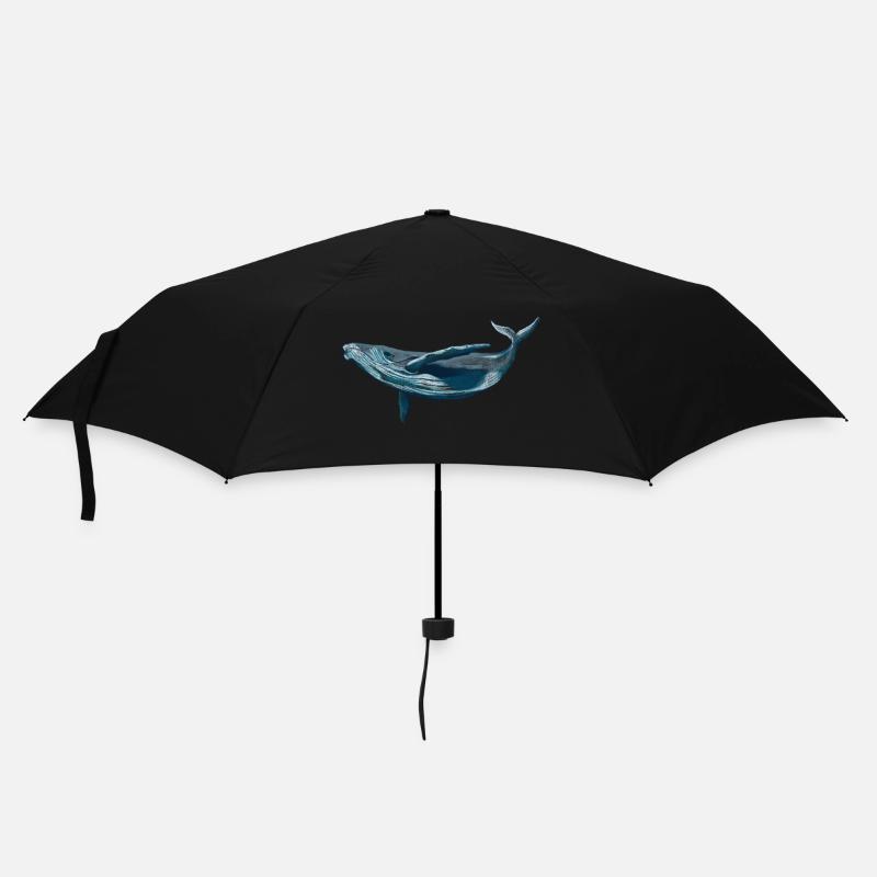 Save the ocean - Umbrella (small) - black