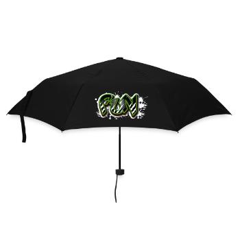 Fun im Graffiti Style - Regenschirm (klein) - Schwarz - Vorne