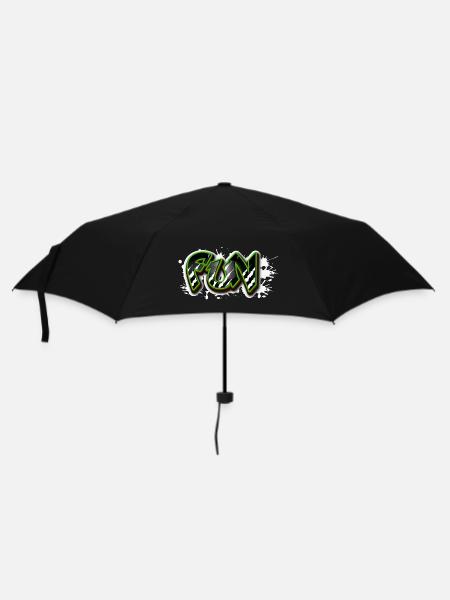 Fun im Graffiti Style - Regenschirm (klein) - Schwarz