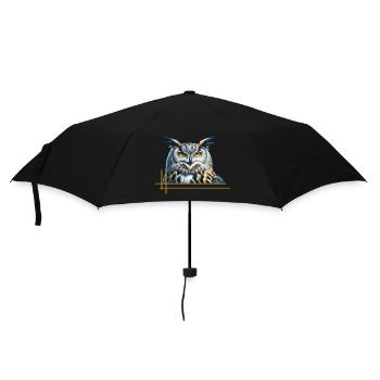 Impressive Eagle Owl - Umbrella (small) - black - Front