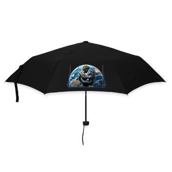 Man and Woman of the Earth – The Elements of Nature - Umbrella (small) - black - Front