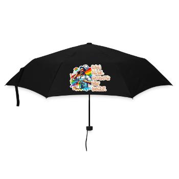 Good man takes care of himself - cooking joy - Umbrella (small) - black - Front