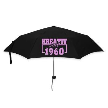 1960 - Regenschirm (klein) - Schwarz - Vorne