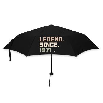 Legenden wurden im 1971 geboren Geschenkideen 1971 - Regenschirm (klein) - Schwarz - Vorne