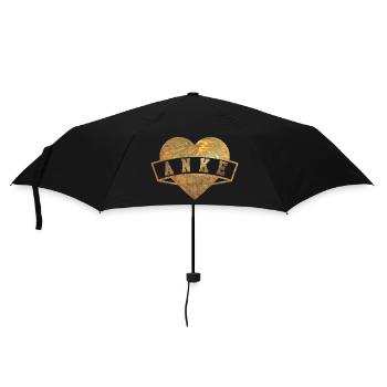 Anke Herzen Or - Parapluie standard - noir - Devant