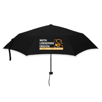 Sternzeichen Löwe - Eigenschaften - Regenschirm (klein) - Schwarz - Vorne