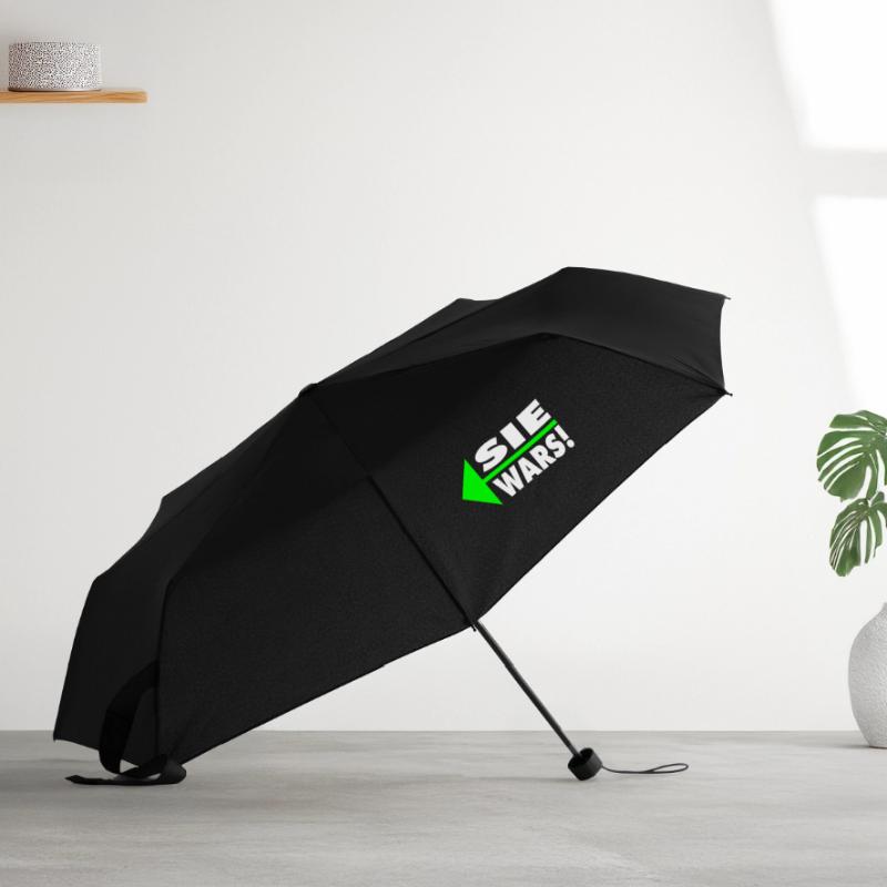 Sie wars! Partner- oder Partyshirt Regenschirm (klein)