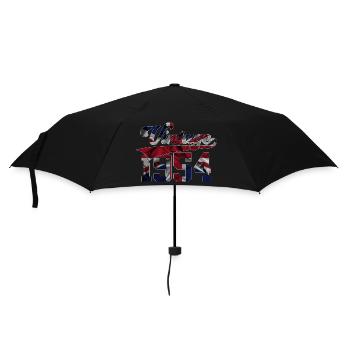 VINTAGE 1954 72E ANNIVERSAIRE BRITANNIQUE - Parapluie standard - noir - Devant