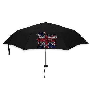 VINTAGE 1998 UK 28. GEBURTSTAG - Regenschirm (klein) - Schwarz - Vorne