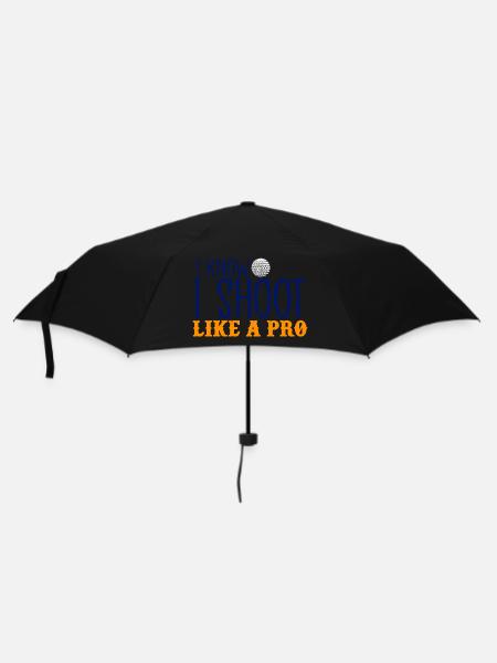 sports - Regenschirm (klein) - Schwarz