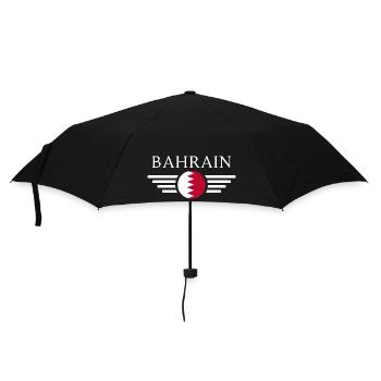 J’aime Bahreïn, T-shirt design de style élégance - Parapluie standard - noir - Devant