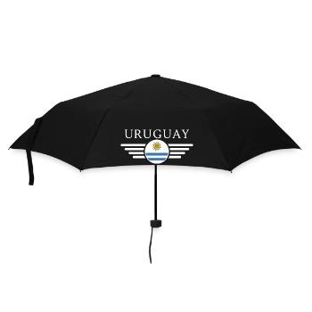 Ich liebe Uruguay, Eleganz Stil Design T-Shirt - Regenschirm (klein) - Schwarz - Vorne