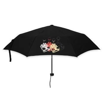 Joystick Player Game Controller retro Gaming 1 - Umbrella (small) - black - Front