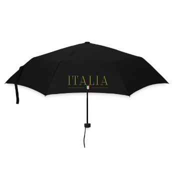 Ich liebe Italien Eleganz Stil Design T-Shirt - Regenschirm (klein) - Schwarz - Vorne