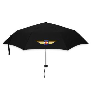 Colorado Fan T-Shirt – Mountains & Adventure - Umbrella (small) - black - Front