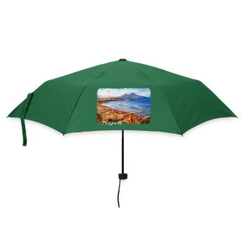 Le golfe de Naples en Italie - Parapluie standard - vert bouteille - Devant