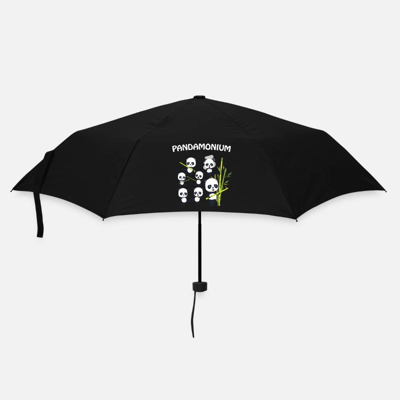 panda - Umbrella (small) - black
