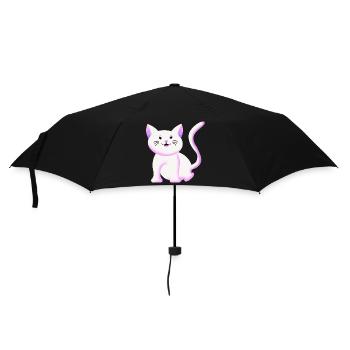 Cute kitten | Cat | Gift - Umbrella (small) - black - Front