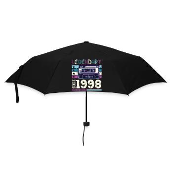 Légendaire 1998 24th Birthday Gift Hommes - Fun - Parapluie standard - noir - Devant