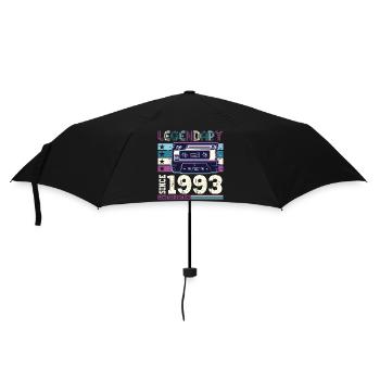 Legendary 1993 29th Birthday Gift Men - Fun - Umbrella (small) - black - Front