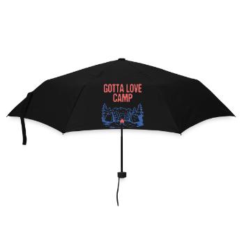 Gotta Love Camp Traveler Camping Travel Buddy - Parapluie standard - noir - Devant